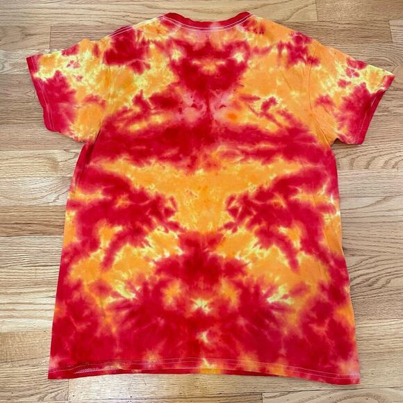 handmade tie dyed unisex tshirt L cross fire light blessed - Picture 9 of 9